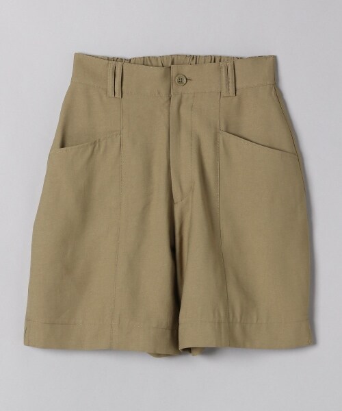 JEANASIS(ジーナシス)の「レーヨンキリカエカラーショートパンツ(パンツ・オレンジ()/ブラウン()・FREE)」の2枚目の写真