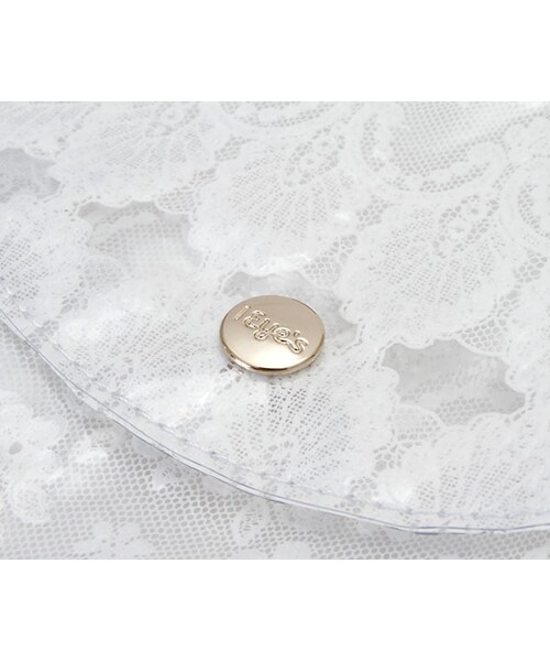 I Eye's（アイアイズ）の「On the table チェーン付フラップ型ショルダー（バッグ・レディース・アイボリー・フリー）」の5枚目の写真