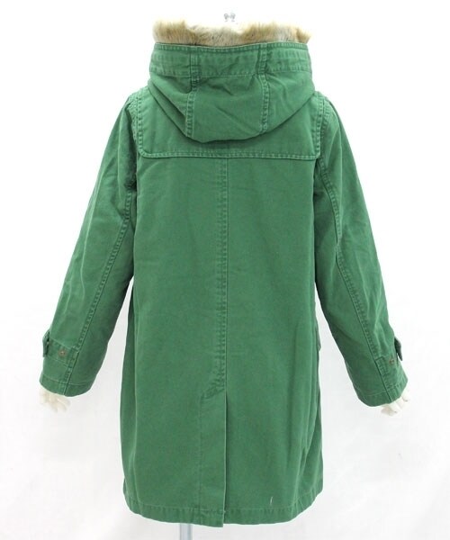 RNA-N（アールエヌエーエヌ）の「カラーボアコート（ジャケット/アウター・レディース・フォレストグリーン/チャコールグレー/ネイビー・M）」の8枚目の写真