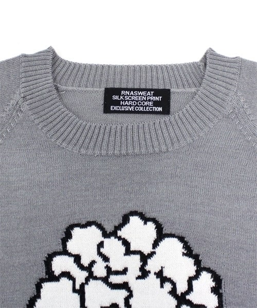 RNA SWEAT（アールエヌエースウェット）の「ポップコーンニットプルオーバー（トップス・レディース・グレー/ブラック/グリーン・M）」の6枚目の写真