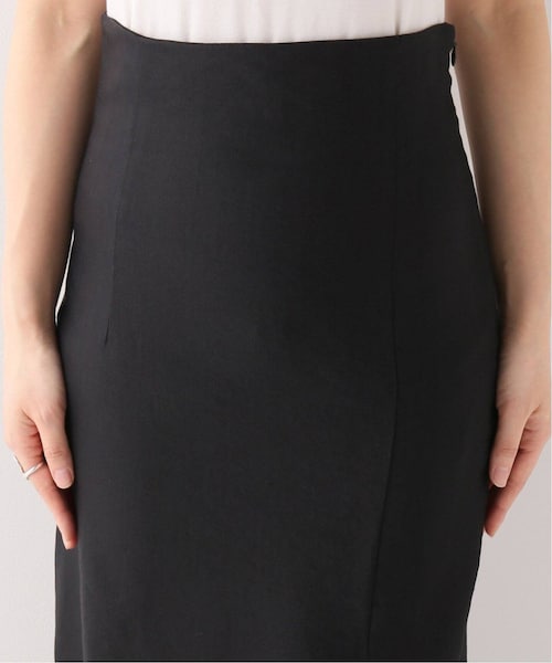 新品 エディットフォー ルル バックスリット タイト デニムスカート ブラック EDIT. FOR LULU スカート 「追加」abc バックスリットストレッチ