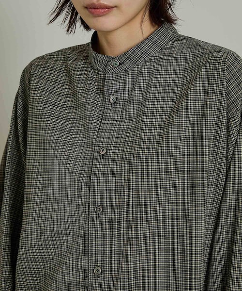 ビューティフルピープル beautiful people ダブルエンドチェック柄ラッフルブラウス シャツ 34 マルチカラー /SS ■OS beautiful people - ビューティフルピープル ダブルエンド