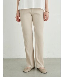 earth music&ecology | すきな丈カットリブパンツ(パンツ)