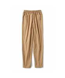 Live in comfort（リブインコンフォート）の「リブ イン コンフォート じめじめ雨の日も快適に！ きれいめストレッチ素材の撥水パンツ〈ベージュ〉（レディースファッション > ボトムス > パンツ）」