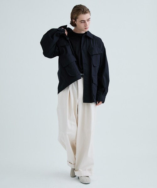 markaware（マーカウェア）の「JUNGLE FATIGUE JACKET（その他・メンズ・BLACK/BROWN・1/2）」の2枚目の写真