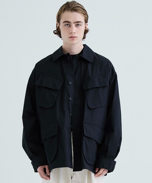 markaware（マーカウェア）の「JUNGLE FATIGUE JACKET（その他・メンズ・BLACK/BROWN・1/2）」の4枚目の写真