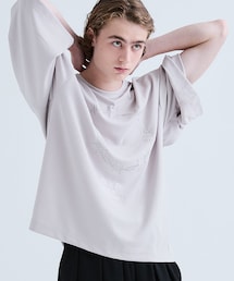 SHAREEF | EX.BARBED WIRE GERORGETTE BIG TEE
