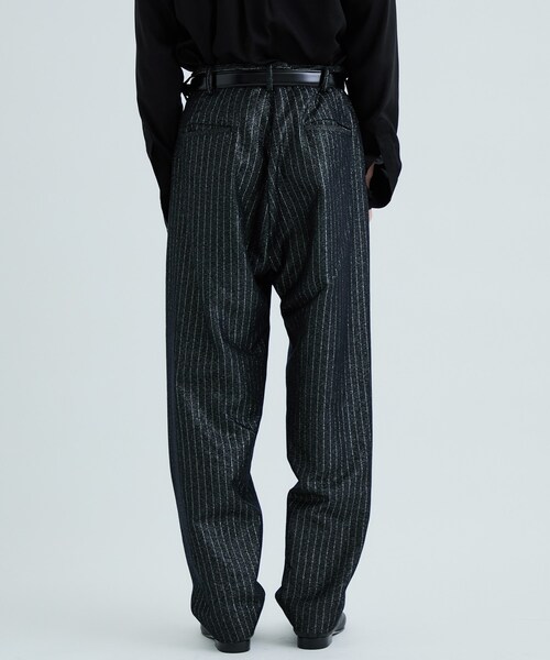 sulvam（サルバム）の「Glitter stripe tapered pants（その他・メンズ・BLACK・S/M）」の6枚目の写真