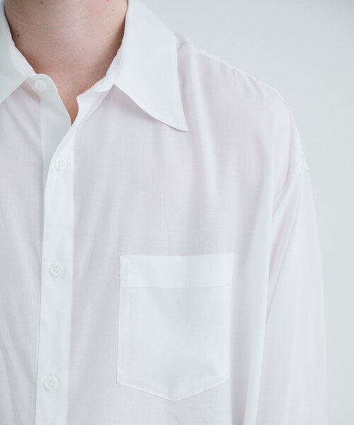 sulvam（サルバム）の「Silver line over shirt（その他・メンズ・WHITE/BLACK・S）」の18枚目の写真