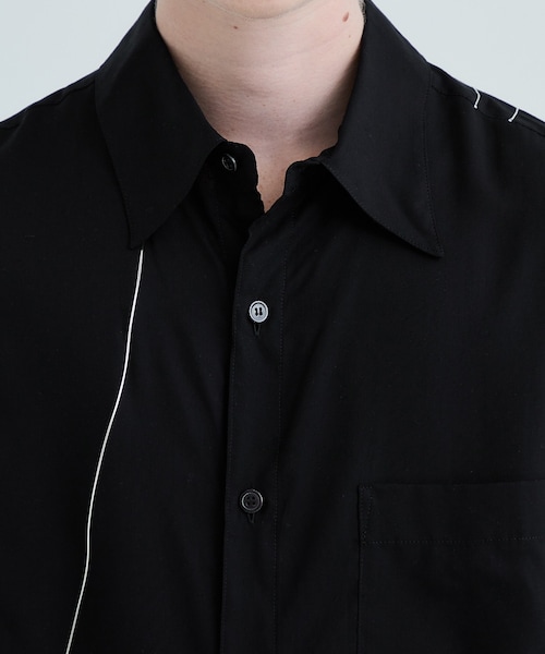 sulvam（サルバム）の「Silver line over shirt（その他・メンズ・WHITE/BLACK・S）」の7枚目の写真