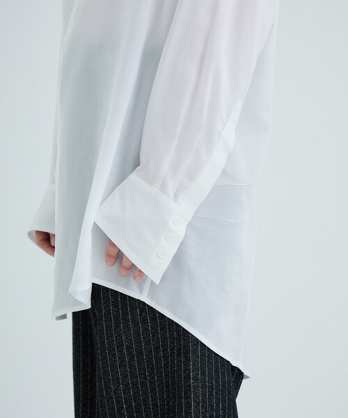 sulvam（サルバム）の「Silver line over shirt（その他・メンズ・WHITE/BLACK・S）」の19枚目の写真