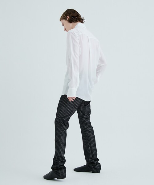 sulvam（サルバム）の「Silver line stand collar shirt（その他・メンズ・WHITE/BLACK・S/M）」の12枚目の写真