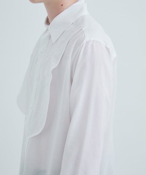 sulvam（サルバム）の「Silver line stand collar shirt（その他・メンズ・WHITE/BLACK・S/M）」の17枚目の写真