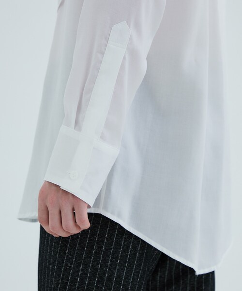 sulvam（サルバム）の「Silver line stand collar shirt（その他・メンズ・WHITE/BLACK・S/M）」の18枚目の写真