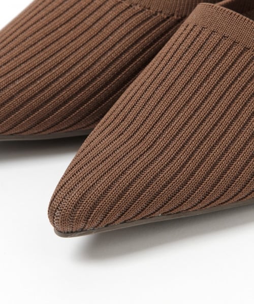 Andemiu(アンデミュウ)の「ニットミュール(シューズ・レディース・ブラック19/ブラウン50/アイボリー52・S(22.5cm)/M(23.5cm)/L(24.5cm))」の20枚目の写真