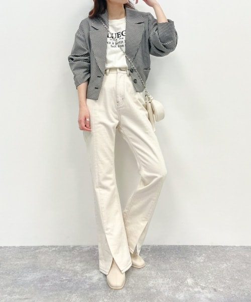 Heather（ヘザー）の「マルチチェーンショルダー（バッグ・アイボリー/ブラック・ONESIZE）」の13枚目の写真