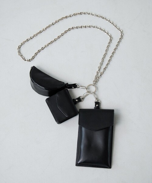 Heather（ヘザー）の「マルチチェーンショルダー（バッグ・アイボリー/ブラック・ONESIZE）」の8枚目の写真