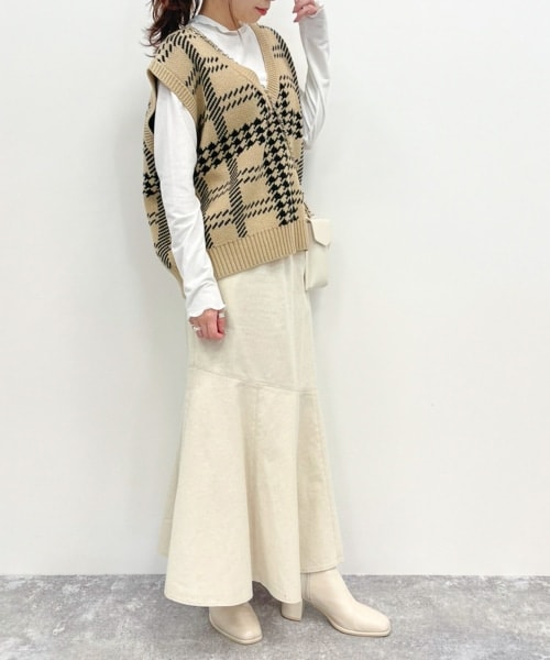 Heather（ヘザー）の「マルチチェーンショルダー（バッグ・アイボリー/ブラック・ONESIZE）」の10枚目の写真