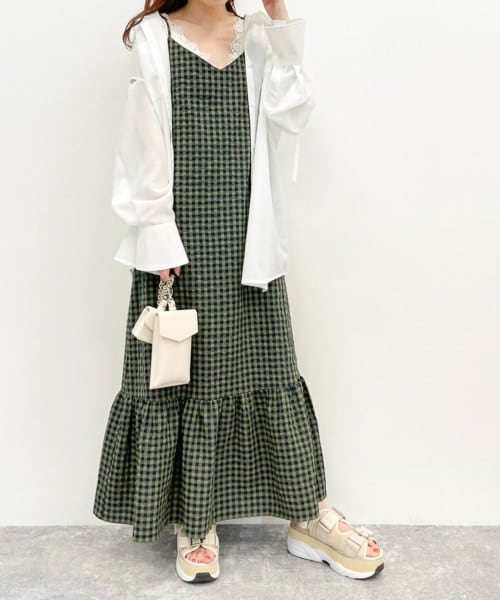 Heather（ヘザー）の「マルチチェーンショルダー（バッグ・アイボリー/ブラック・ONESIZE）」の11枚目の写真