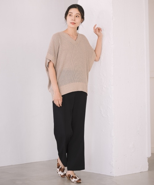 LEPSIM（レプシィム）の「ローウエッジミュール（シューズ・ブラック/カウ柄/グレージュ・M(23-23.5)/L(24-24.5)）」の7枚目の写真