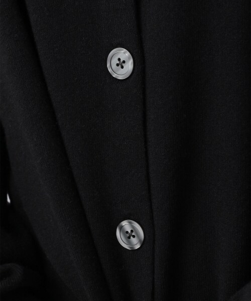 LOWRYS FARM（ローリーズファーム）の「ウスモチモチクルーミドルカーディガン（トップス・アイボリー/ブラック/ダークブラウン/ブルー・フリーサイズ）」の15枚目の写真