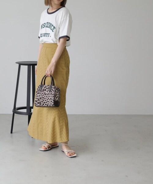 RAY CASSIN(レイカズン)の「スクエアボストンバッグ(バッグ・レディース・シルバー/クロ系/チャ系・FREE)」の7枚目の写真