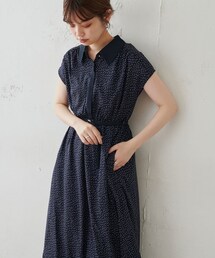 natural couture | 【WEB限定カラー有り】襟付きレトロワンピース(ワンピース)