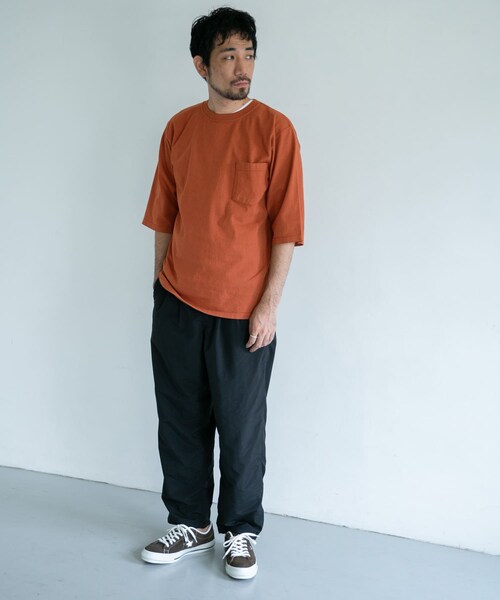Goodwear(Since1983)(グッドウェア)の「【別注】Goodwear×DOORS 6分袖ポケットTシャツ(その他・メンズ・BrickBrown/DesertSage/FadeBlack/SlateBlue・M/L)」の9枚目の写真
