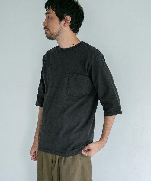 Goodwear(Since1983)(グッドウェア)の「【別注】Goodwear×DOORS 6分袖ポケットTシャツ(その他・メンズ・BrickBrown/DesertSage/FadeBlack/SlateBlue・M/L)」の17枚目の写真