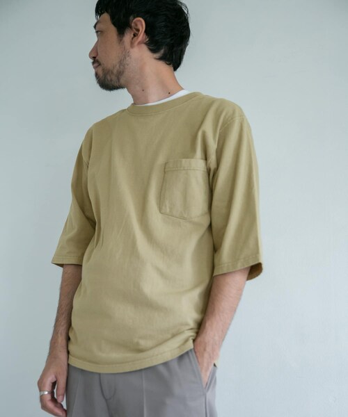 Goodwear(Since1983)(グッドウェア)の「【別注】Goodwear×DOORS 6分袖ポケットTシャツ(その他・メンズ・BrickBrown/DesertSage/FadeBlack/SlateBlue・M/L)」の11枚目の写真
