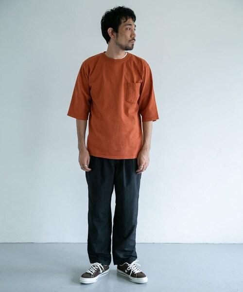 Goodwear(Since1983)(グッドウェア)の「【別注】Goodwear×DOORS 6分袖ポケットTシャツ(その他・メンズ・BrickBrown/DesertSage/FadeBlack/SlateBlue・M/L)」の8枚目の写真