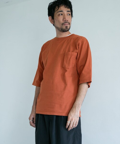 Goodwear(Since1983)(グッドウェア)の「【別注】Goodwear×DOORS 6分袖ポケットTシャツ(その他・メンズ・BrickBrown/DesertSage/FadeBlack/SlateBlue・M/L)」の7枚目の写真