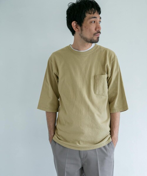 Goodwear(Since1983)(グッドウェア)の「【別注】Goodwear×DOORS 6分袖ポケットTシャツ(その他・メンズ・BrickBrown/DesertSage/FadeBlack/SlateBlue・M/L)」の13枚目の写真