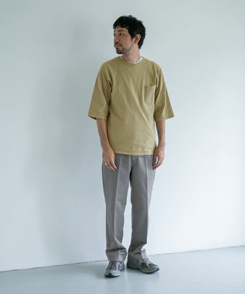 Goodwear(Since1983)(グッドウェア)の「【別注】Goodwear×DOORS 6分袖ポケットTシャツ(その他・メンズ・BrickBrown/DesertSage/FadeBlack/SlateBlue・M/L)」の16枚目の写真