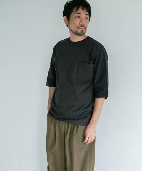 Goodwear(Since1983)(グッドウェア)の「【別注】Goodwear×DOORS 6分袖ポケットTシャツ(その他・メンズ・BrickBrown/DesertSage/FadeBlack/SlateBlue・M/L)」の19枚目の写真