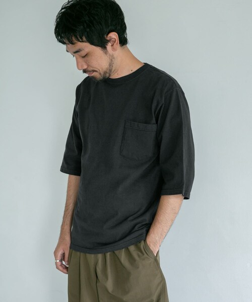 Goodwear(Since1983)(グッドウェア)の「【別注】Goodwear×DOORS 6分袖ポケットTシャツ(その他・メンズ・BrickBrown/DesertSage/FadeBlack/SlateBlue・M/L)」の18枚目の写真