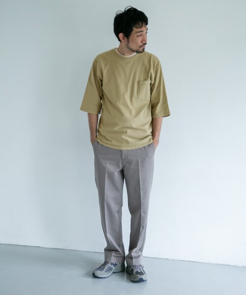 Goodwear(Since1983)(グッドウェア)の「【別注】Goodwear×DOORS 6分袖ポケットTシャツ(その他・メンズ・BrickBrown/DesertSage/FadeBlack/SlateBlue・M/L)」の15枚目の写真