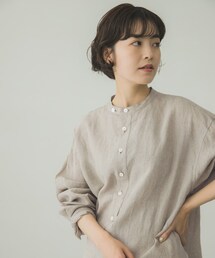 Vlas Blomme(ヴラスブラム/ブラスブラム）チュニックシャツ Vlas Blomme(ヴラスブラム/ブラスブラム) チュニックシャツ