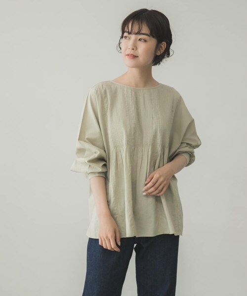 かぐれ（カグレ）の「コットンドルマンピンタックブラウス（）」 - WEAR