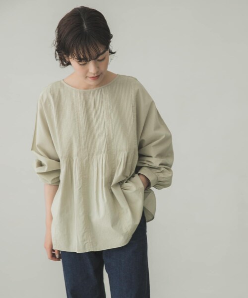 かぐれ（カグレ）の「コットンドルマンピンタックブラウス（）」 - WEAR