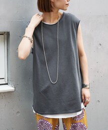 CIAOPANIC TYPY | 【タンク付き】ピグメントスウェット(Tシャツ/カットソー)