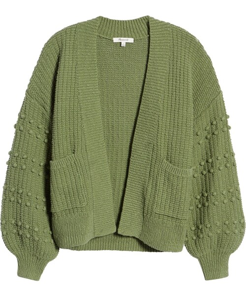 madewell(メイドウェル)の「Bobble Cardigan Sweater(ニット/セーター・レディース・Green/Ivory・Xx-small/Xx-large)」の5枚目の写真