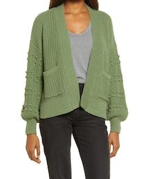 Bobble Cardigan Sweater
