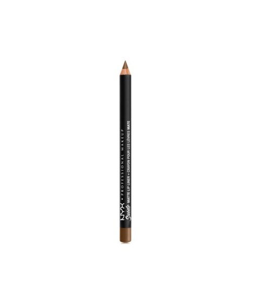NYX（エヌワイエックス）の「Nyx Professional Makeup Suede Matte Lip Liner（ファンデーション・レディース・Run The World (vivid purple with pink)/Dainty Daze (soft pink)/Prune (sangria purple)/Little Denim Dress (electric blue)/Violet Smoke (pastel grey purple)/London (deep sand tan)/Life's A Beach (coral)/Sweet Tooth (fuchsia)/Alien (black)/STFU (magenta)/Sao Paulo (bubblegum pink)/Copenhagen (deep warm berry)/Maison (light ash brown)/Milan (punch pink)/Spicy (true red)/Oh, Put It On (deep dark purple)/Ace (blue with grey)/Brunch Me (light dusty rose)/Downtown Beauty (true brown)/Soft-Spoken (ash rose)/Los Angeles (deep red brown with yellow)/Moonwalk (greige)/Aria (warm violet)/Orange County (bright orange)/Tea & Cookies (deep pale pink)/Cherry Skies (deep berry)/Subversive Socialite (deep purple with/Club Hopper (deep purple mauve)/Girl, Bye (berry)/Free Spirit (med nude with pink)/Leon (honey brown)）」の19枚目の写真