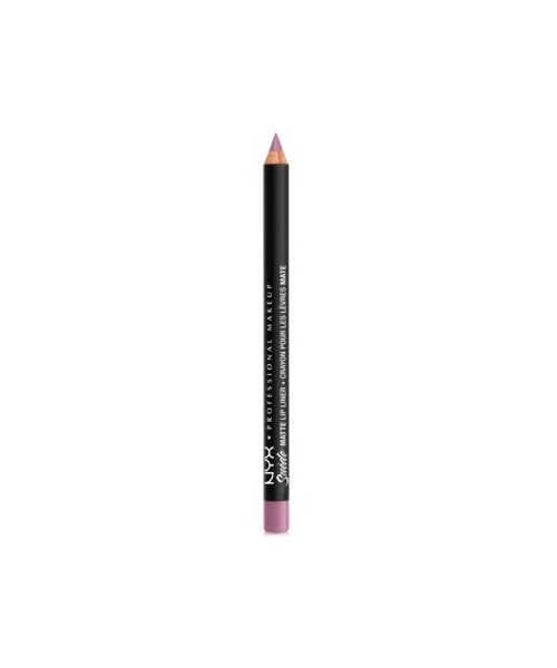 NYX（エヌワイエックス）の「Nyx Professional Makeup Suede Matte Lip Liner（ファンデーション・レディース・Run The World (vivid purple with pink)/Dainty Daze (soft pink)/Prune (sangria purple)/Little Denim Dress (electric blue)/Violet Smoke (pastel grey purple)/London (deep sand tan)/Life's A Beach (coral)/Sweet Tooth (fuchsia)/Alien (black)/STFU (magenta)/Sao Paulo (bubblegum pink)/Copenhagen (deep warm berry)/Maison (light ash brown)/Milan (punch pink)/Spicy (true red)/Oh, Put It On (deep dark purple)/Ace (blue with grey)/Brunch Me (light dusty rose)/Downtown Beauty (true brown)/Soft-Spoken (ash rose)/Los Angeles (deep red brown with yellow)/Moonwalk (greige)/Aria (warm violet)/Orange County (bright orange)/Tea & Cookies (deep pale pink)/Cherry Skies (deep berry)/Subversive Socialite (deep purple with/Club Hopper (deep purple mauve)/Girl, Bye (berry)/Free Spirit (med nude with pink)/Leon (honey brown)）」の5枚目の写真