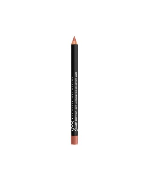 NYX（エヌワイエックス）の「Nyx Professional Makeup Suede Matte Lip Liner（ファンデーション・レディース・Run The World (vivid purple with pink)/Dainty Daze (soft pink)/Prune (sangria purple)/Little Denim Dress (electric blue)/Violet Smoke (pastel grey purple)/London (deep sand tan)/Life's A Beach (coral)/Sweet Tooth (fuchsia)/Alien (black)/STFU (magenta)/Sao Paulo (bubblegum pink)/Copenhagen (deep warm berry)/Maison (light ash brown)/Milan (punch pink)/Spicy (true red)/Oh, Put It On (deep dark purple)/Ace (blue with grey)/Brunch Me (light dusty rose)/Downtown Beauty (true brown)/Soft-Spoken (ash rose)/Los Angeles (deep red brown with yellow)/Moonwalk (greige)/Aria (warm violet)/Orange County (bright orange)/Tea & Cookies (deep pale pink)/Cherry Skies (deep berry)/Subversive Socialite (deep purple with/Club Hopper (deep purple mauve)/Girl, Bye (berry)/Free Spirit (med nude with pink)/Leon (honey brown)）」の2枚目の写真