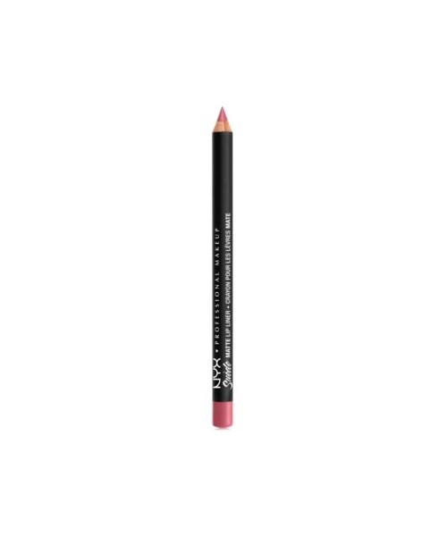 NYX（エヌワイエックス）の「Nyx Professional Makeup Suede Matte Lip Liner（ファンデーション・レディース・Run The World (vivid purple with pink)/Dainty Daze (soft pink)/Prune (sangria purple)/Little Denim Dress (electric blue)/Violet Smoke (pastel grey purple)/London (deep sand tan)/Life's A Beach (coral)/Sweet Tooth (fuchsia)/Alien (black)/STFU (magenta)/Sao Paulo (bubblegum pink)/Copenhagen (deep warm berry)/Maison (light ash brown)/Milan (punch pink)/Spicy (true red)/Oh, Put It On (deep dark purple)/Ace (blue with grey)/Brunch Me (light dusty rose)/Downtown Beauty (true brown)/Soft-Spoken (ash rose)/Los Angeles (deep red brown with yellow)/Moonwalk (greige)/Aria (warm violet)/Orange County (bright orange)/Tea & Cookies (deep pale pink)/Cherry Skies (deep berry)/Subversive Socialite (deep purple with/Club Hopper (deep purple mauve)/Girl, Bye (berry)/Free Spirit (med nude with pink)/Leon (honey brown)）」の14枚目の写真