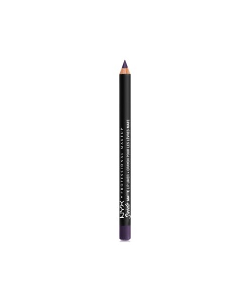 NYX（エヌワイエックス）の「Nyx Professional Makeup Suede Matte Lip Liner（ファンデーション・レディース・Run The World (vivid purple with pink)/Dainty Daze (soft pink)/Prune (sangria purple)/Little Denim Dress (electric blue)/Violet Smoke (pastel grey purple)/London (deep sand tan)/Life's A Beach (coral)/Sweet Tooth (fuchsia)/Alien (black)/STFU (magenta)/Sao Paulo (bubblegum pink)/Copenhagen (deep warm berry)/Maison (light ash brown)/Milan (punch pink)/Spicy (true red)/Oh, Put It On (deep dark purple)/Ace (blue with grey)/Brunch Me (light dusty rose)/Downtown Beauty (true brown)/Soft-Spoken (ash rose)/Los Angeles (deep red brown with yellow)/Moonwalk (greige)/Aria (warm violet)/Orange County (bright orange)/Tea & Cookies (deep pale pink)/Cherry Skies (deep berry)/Subversive Socialite (deep purple with/Club Hopper (deep purple mauve)/Girl, Bye (berry)/Free Spirit (med nude with pink)/Leon (honey brown)）」の16枚目の写真