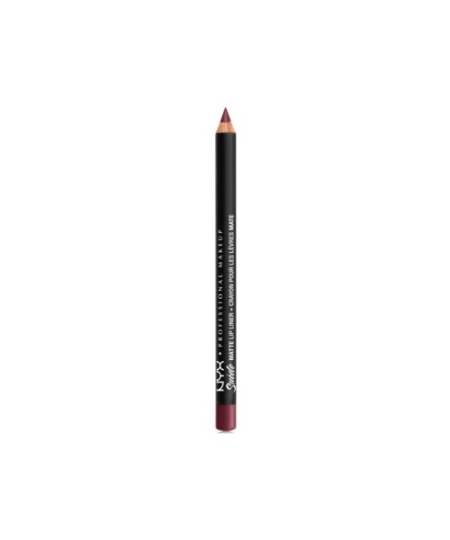 NYX（エヌワイエックス）の「Nyx Professional Makeup Suede Matte Lip Liner（ファンデーション・レディース・Run The World (vivid purple with pink)/Dainty Daze (soft pink)/Prune (sangria purple)/Little Denim Dress (electric blue)/Violet Smoke (pastel grey purple)/London (deep sand tan)/Life's A Beach (coral)/Sweet Tooth (fuchsia)/Alien (black)/STFU (magenta)/Sao Paulo (bubblegum pink)/Copenhagen (deep warm berry)/Maison (light ash brown)/Milan (punch pink)/Spicy (true red)/Oh, Put It On (deep dark purple)/Ace (blue with grey)/Brunch Me (light dusty rose)/Downtown Beauty (true brown)/Soft-Spoken (ash rose)/Los Angeles (deep red brown with yellow)/Moonwalk (greige)/Aria (warm violet)/Orange County (bright orange)/Tea & Cookies (deep pale pink)/Cherry Skies (deep berry)/Subversive Socialite (deep purple with/Club Hopper (deep purple mauve)/Girl, Bye (berry)/Free Spirit (med nude with pink)/Leon (honey brown)）」の12枚目の写真