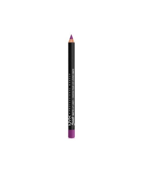 NYX（エヌワイエックス）の「Nyx Professional Makeup Suede Matte Lip Liner（ファンデーション・レディース・Run The World (vivid purple with pink)/Dainty Daze (soft pink)/Prune (sangria purple)/Little Denim Dress (electric blue)/Violet Smoke (pastel grey purple)/London (deep sand tan)/Life's A Beach (coral)/Sweet Tooth (fuchsia)/Alien (black)/STFU (magenta)/Sao Paulo (bubblegum pink)/Copenhagen (deep warm berry)/Maison (light ash brown)/Milan (punch pink)/Spicy (true red)/Oh, Put It On (deep dark purple)/Ace (blue with grey)/Brunch Me (light dusty rose)/Downtown Beauty (true brown)/Soft-Spoken (ash rose)/Los Angeles (deep red brown with yellow)/Moonwalk (greige)/Aria (warm violet)/Orange County (bright orange)/Tea & Cookies (deep pale pink)/Cherry Skies (deep berry)/Subversive Socialite (deep purple with/Club Hopper (deep purple mauve)/Girl, Bye (berry)/Free Spirit (med nude with pink)/Leon (honey brown)）」の10枚目の写真